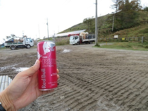 石保戸山 ここで食事休憩 噂のレッドブル 初めて飲みましたが・・・甘すぎる.jpg