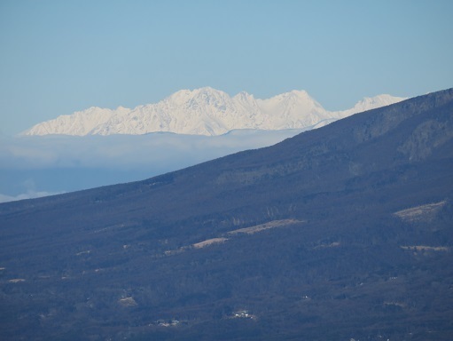 升形花咲御前山 升形山の山頂岩から 南岳~大キレット~北穂~奥穂高方面まで.jpg