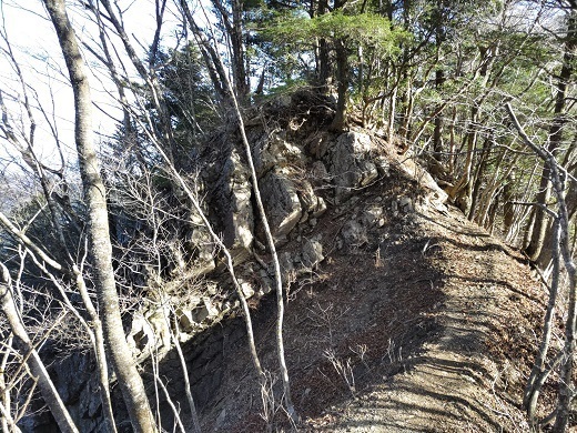 パノラマ台~蛾岳 精進峠の先は抉れている.jpg